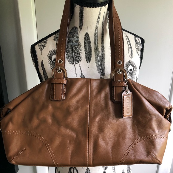 Coach leather bag